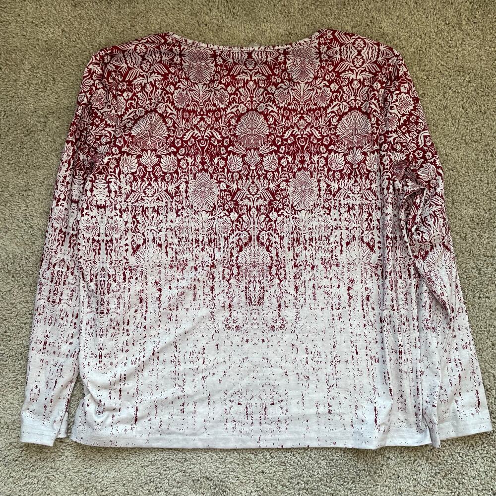 NWT Noracora patterned ombre long sleeve tunic lightweight size XL - Picture 10 of 13